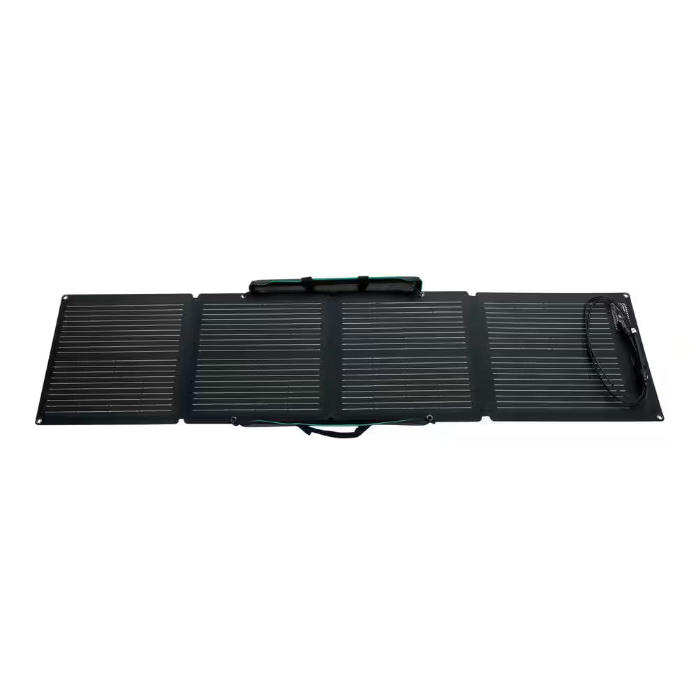 110-Watt Portable Solar Panel, Foldable Solar Charger Chainable for Power Station /Generator, Waterproof for Outdoors